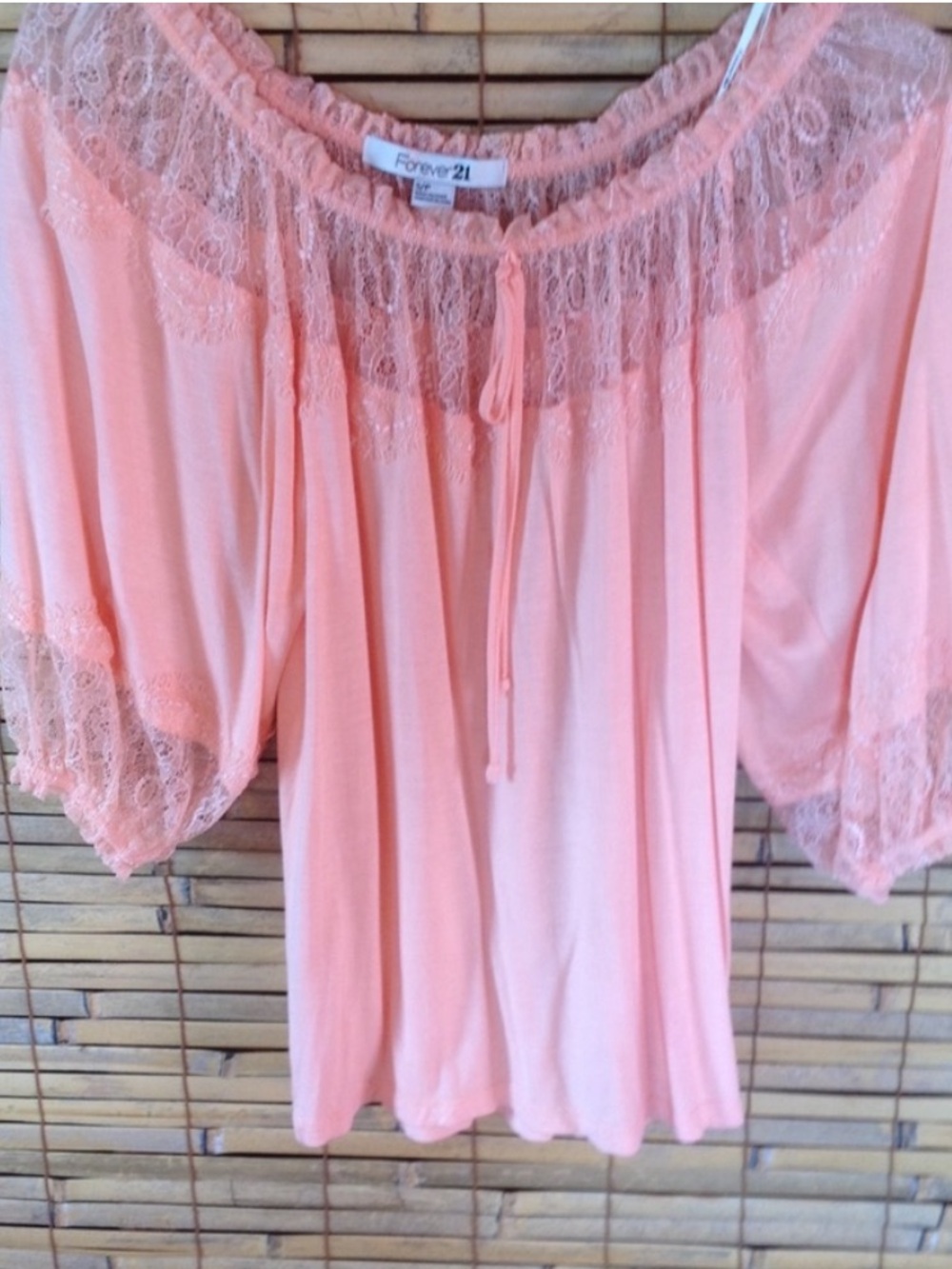 Forever 21 Lacey Flowy Blouse